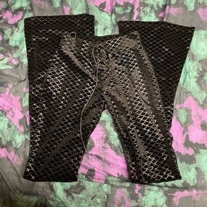 Killstar Black Sea Bell Bottoms